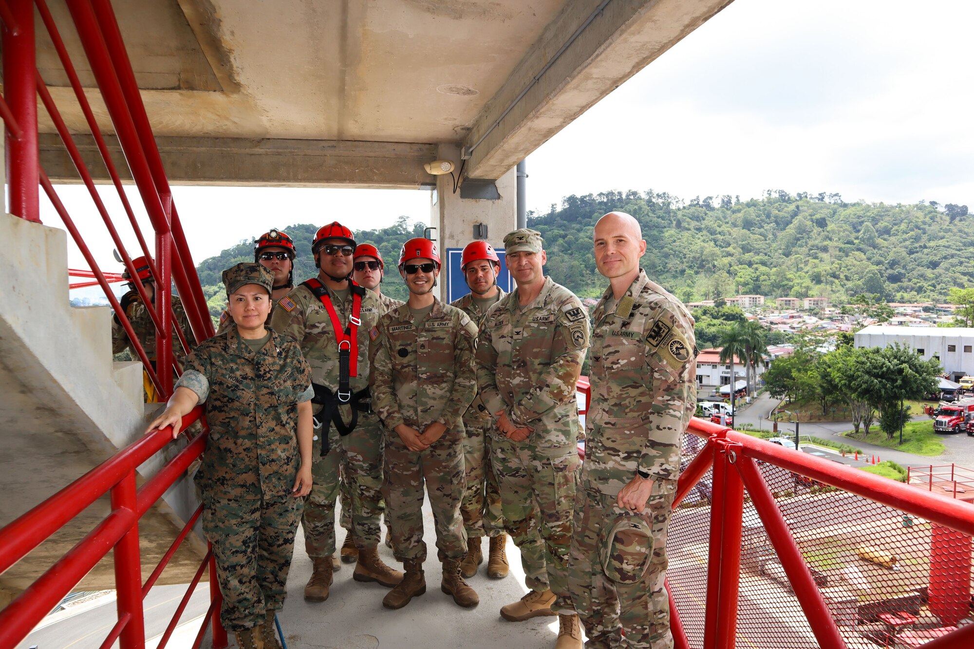 A photo of a group of service members.