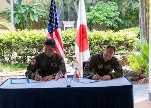 613 Air Operations Center strengthens ties with Japan’s Air Defense Command in landmark agreement.