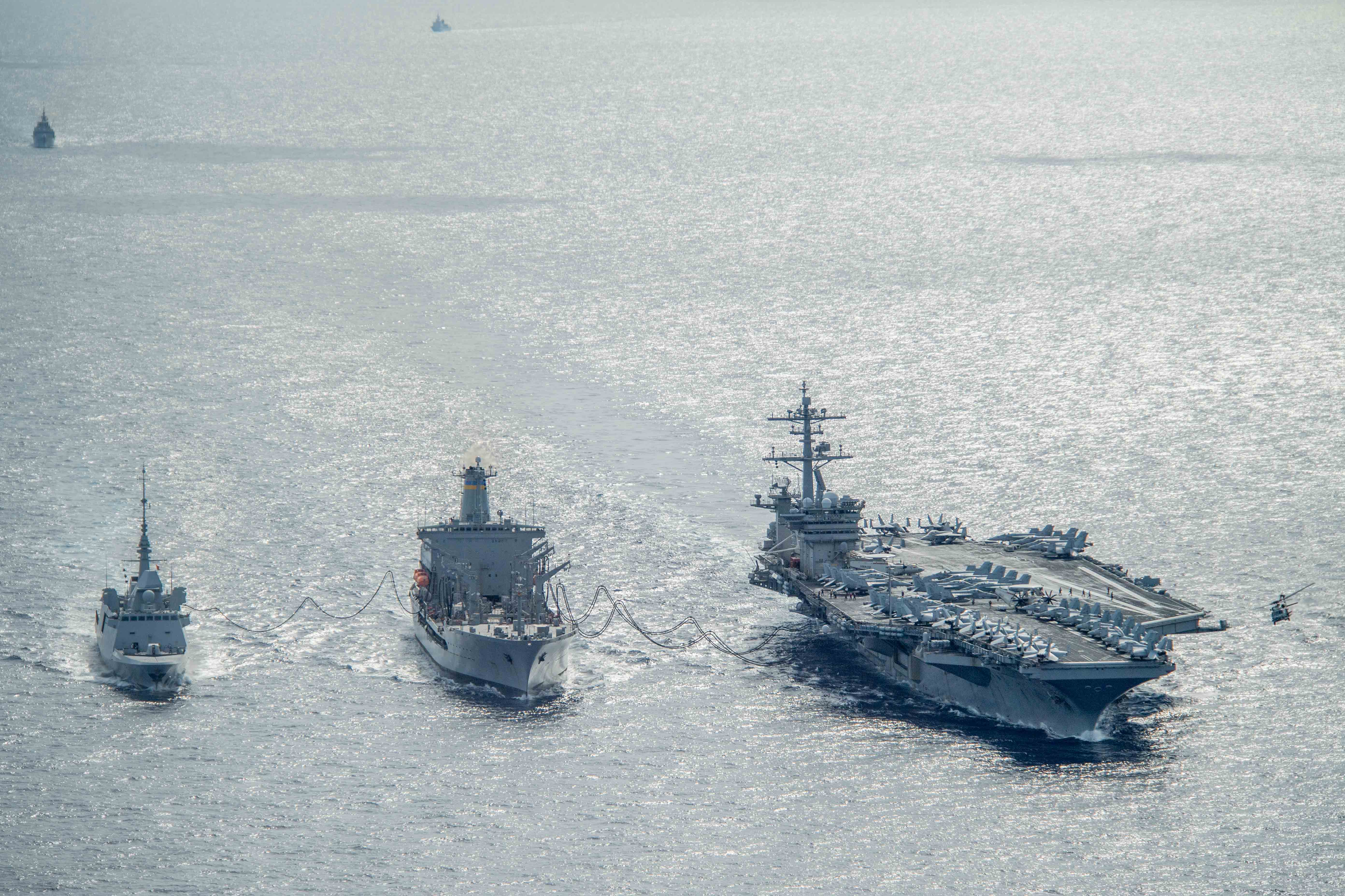 Carrier Strike Group Nine, is underway conducting routine operations in the U.S. 7th Fleet area of operations.