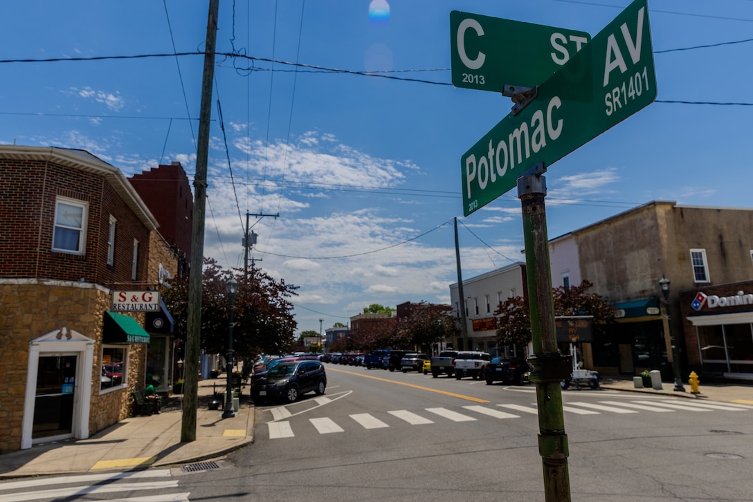 A photo featuring the Town of Quantico, taken June 16, 2024. Also known as Q-Town, it was founded in the mid-1600’s and was originally a small fishing and logging port, at least until 1917 when the Marine Corps established MCB Quantico.

It would become known as the “town that cannot grow” because the base encompassed its borders. Over the past 107 years, the nestled town and its businesses formed an intimate relationship with the Marines and many others who visited the town.