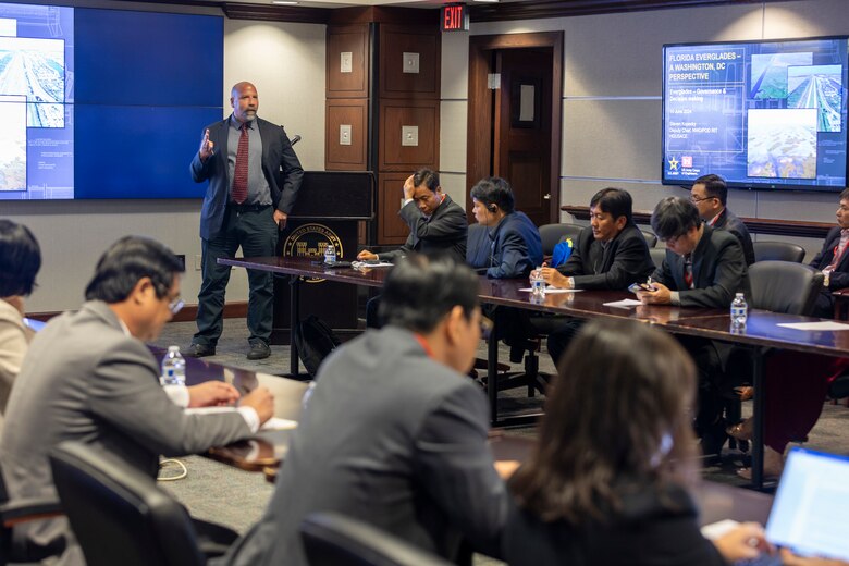 The U.S. Army Corps of Engineers hosts delegates from the Socialist Republic of Vietnam and the World Bank as part of a study on nature-based solutions funded by the World Bank. During their eight-day visit with USACE. The engagement aligns with the U.S. Global Water Strategy and the Mekong-U.S. Partnership as well as reinforces the U.S.-Vietnam Comprehensive Strategic Partnership through science, technology, engineering, and mathematics, or STEM, and environmental diplomacy.