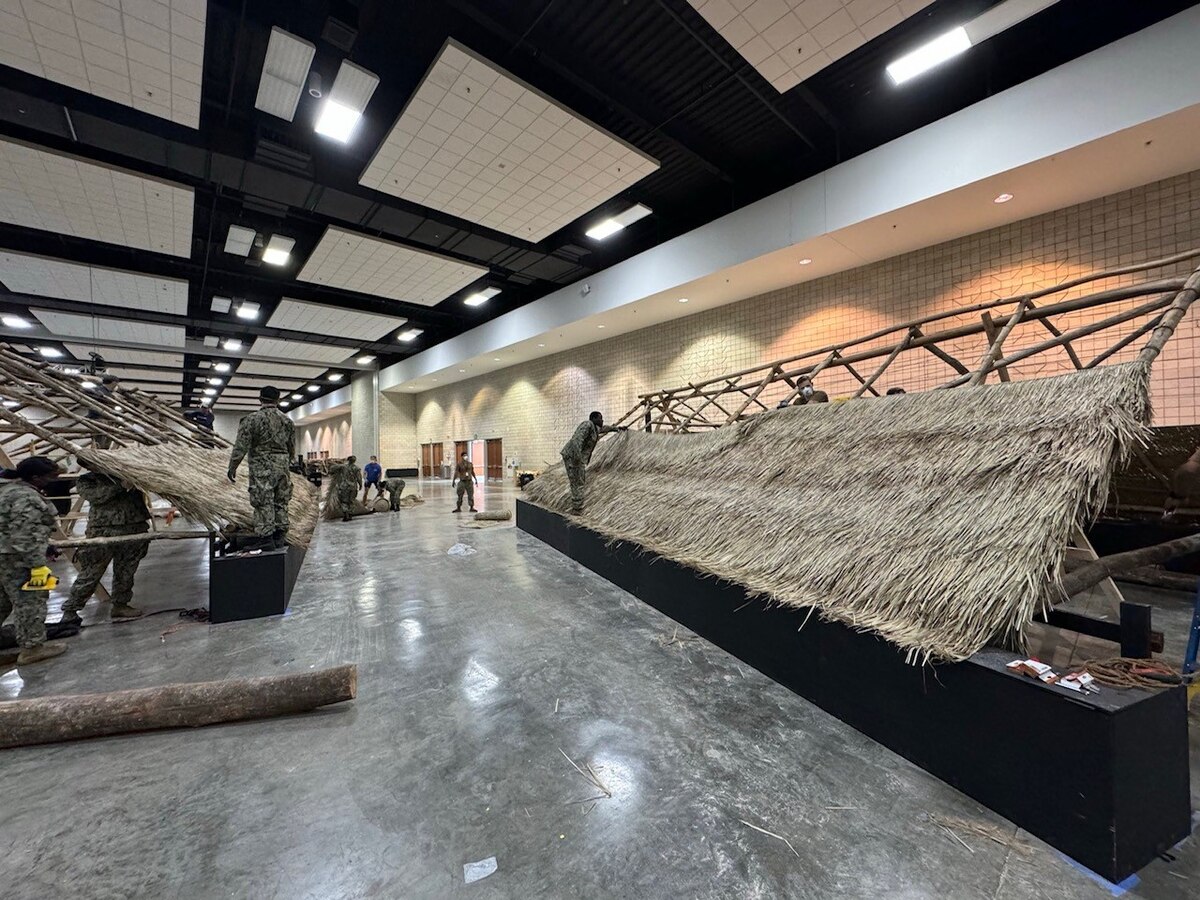 Photo of Volunteers and Attendees at the 13th Festival of Pacific Arts and Culture (FestPAC).