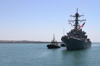 240529-N-GA645-1005 NAVAL STATION ROTA, Spain (May 29, 2024) Sailors man the rail
as the Arleigh Burke-class guided-missile destroyer USS Arleigh Burke (DDG 51) returns to
Naval Station Rota, May 29, 2024. Arleigh Burke, forward-deployed to Rota, is on a scheduled
patrol in the U.S. Sixth Fleet area of operations in support of U.S. national security interests in
Europe and Africa. (U.S. Navy photo by Courtney Pollock)