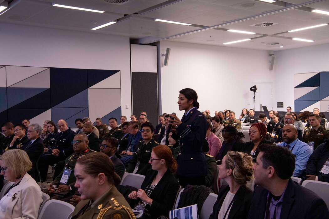 Civilians, defense and security partners within the Indo-Pacific region participate in collaborative panel discussions during the Military Civilian Health Security Summit co-hosted by the Australian Defence Force and U.S. Indo-Pacific Command in Sydney, June 17, 2024.