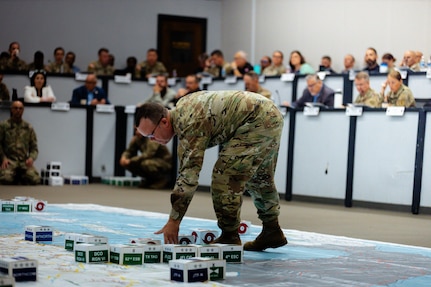 U.S. Army North stages a practice hurricane response during the 2024 Hurricane Rehearsal of Concept drill at Fort Sam Houston, Texas, June 4, 2024. The drill prepares ARNORTH and other federal agencies to respond to such disasters and safeguard American citizens.