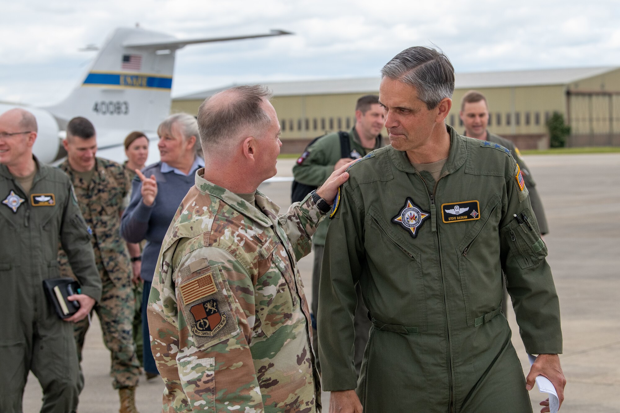 Airman walk and talk