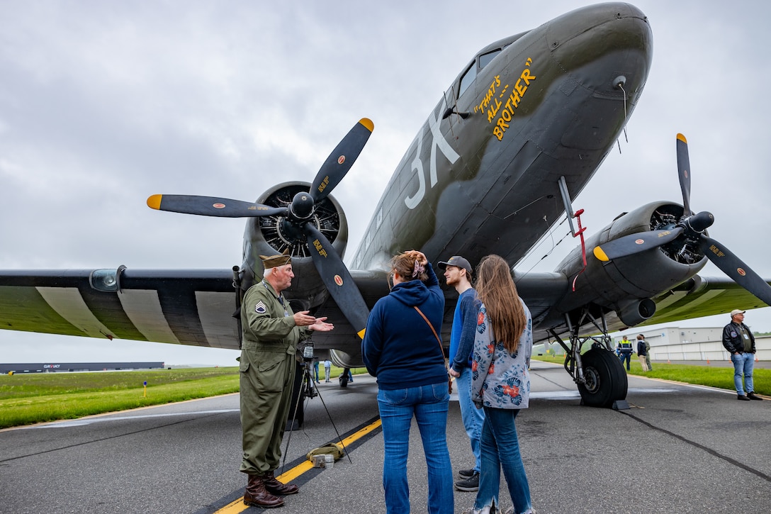 D-Day Squadron Travels Over 3,000 Miles, Crosses Atlantic Ocean to Commemorate 80th Anniversary of D-Day