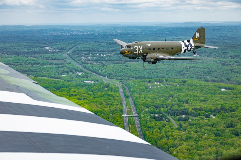 D-Day Squadron Travels Over 3,000 Miles, Crosses Atlantic Ocean to Commemorate 80th Anniversary of D-Day