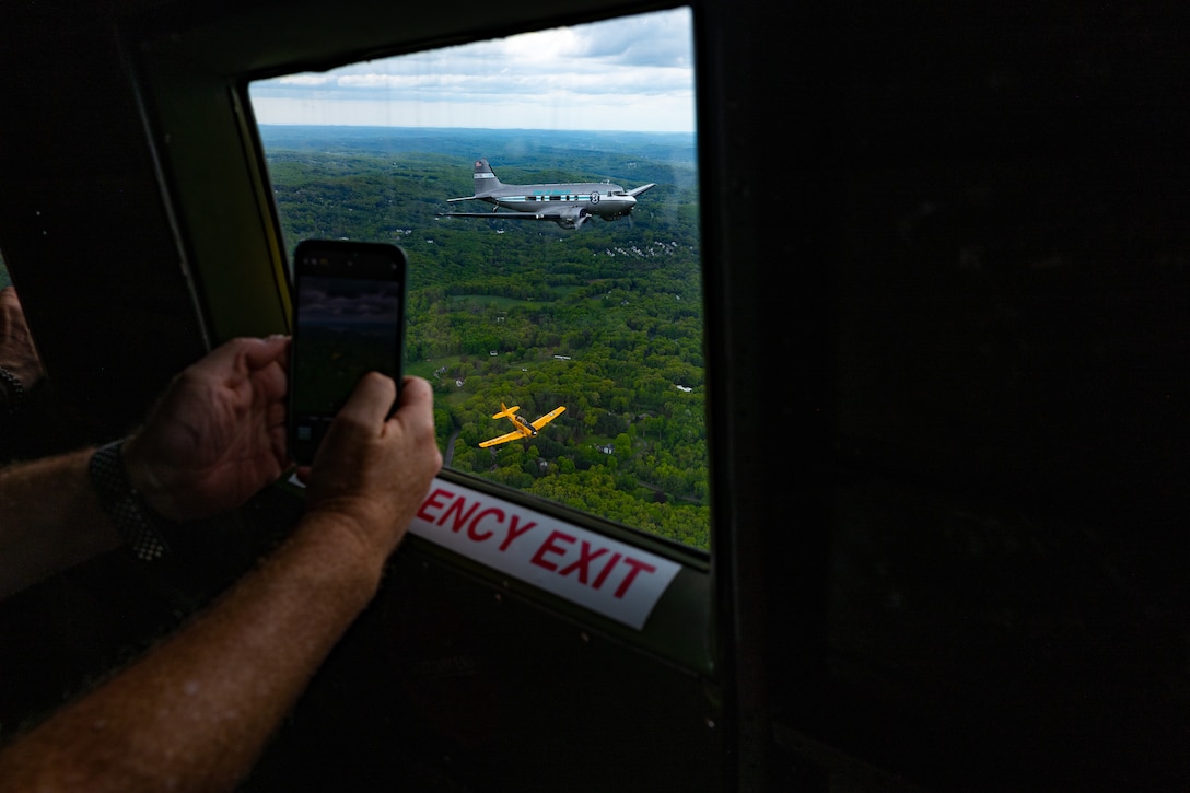 D-Day Squadron Travels Over 3,000 Miles, Crosses Atlantic Ocean to Commemorate 80th Anniversary of D-Day