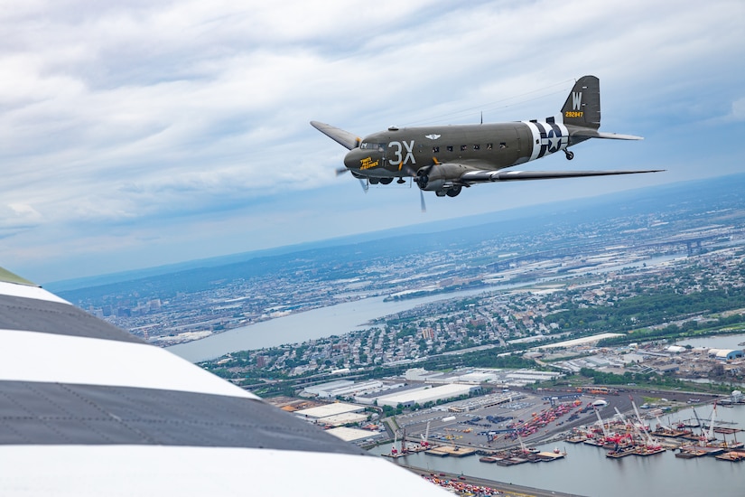 D-Day Squadron Travels Over 3,000 Miles, Crosses Atlantic Ocean to Commemorate 80th Anniversary of D-Day