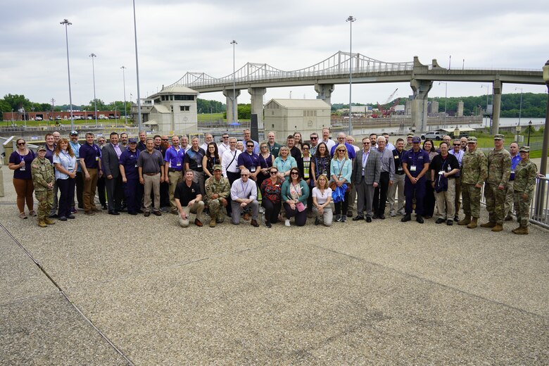 The 2024 Ohio River Basin Inspection Tour brings Ohio River Basin stakeholders together to identify challenges and opportunities within the basin, raise awareness of organizational initiatives, and to strengthen the network of ORB stakeholders. As part of ORBIT, participants received a tour of McAlpine Locks and Dam in Louisville, Ky., May 22, 2024.