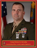 COMMANDING OFFICER
COMBAT LOGISTICS REGIMENT 4