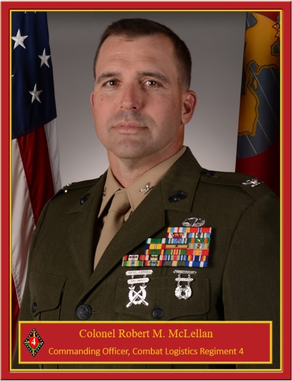 COMMANDING OFFICER
COMBAT LOGISTICS REGIMENT 4