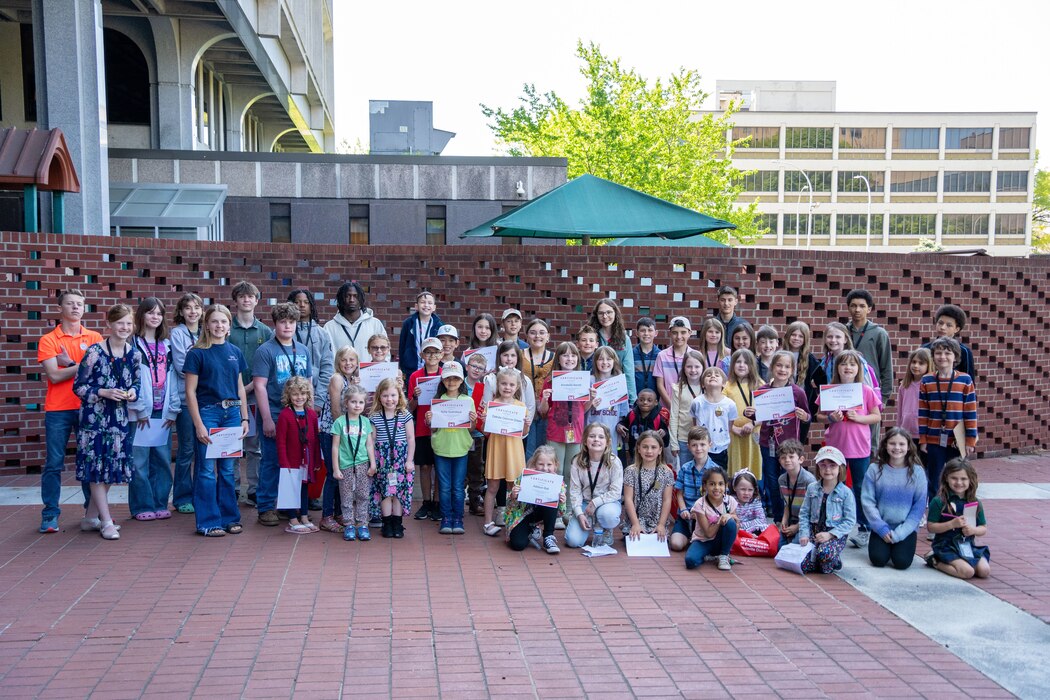 The U.S. Army Corps of Engineers Louisville District hosted more than 90 children, ages six to sixteen, for Bring Your Kids to Work Day at the district headquarters office in downtown Louisville, Ky., April 25, 2024.