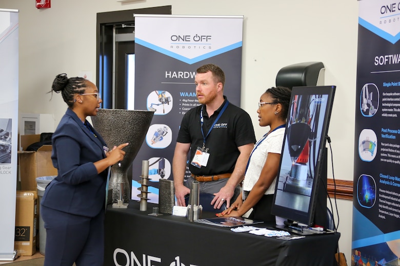 Department of Defense leaders from across the joint services attended the Organic Industrial Base (OIB) Commanders & Leaders Peer-to-Peer (P2P) Meeting, hosted by Production Plant Albany, Marine Depot Maintenance Command at Marine Corps Logistics Base, Albany, Ga. from June 10-12