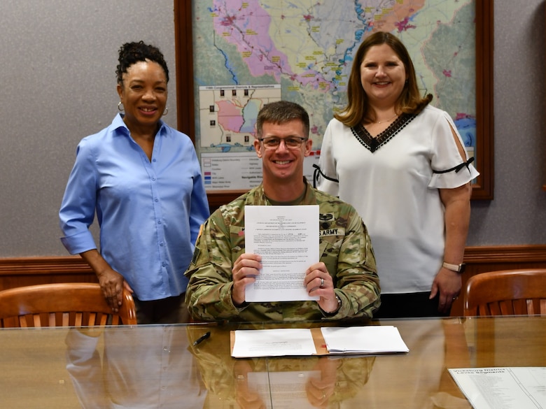 VICKSBURG, Miss. – The U.S. Army Corps of Engineers Vicksburg District entered into a feasibility cost sharing agreement with Louisiana Department of Transportation and Development (LADOTD) and the Red River Waterway Commission (RRWC) on June 11, 2024, to study the deepening of the J. Bennett Johnston (JBJ) Waterway to accommodate vessels with a 12-foot draft.
