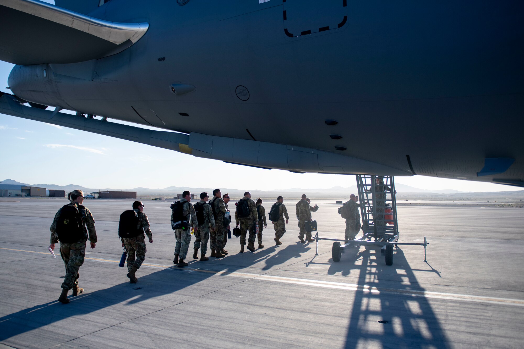 419th reservists participate in an Wing Exercise.