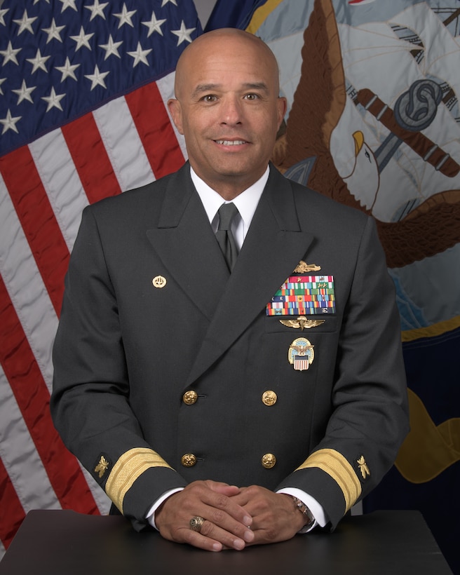 a portrait of U.S. Navy Rear Admiral George Bresnihan