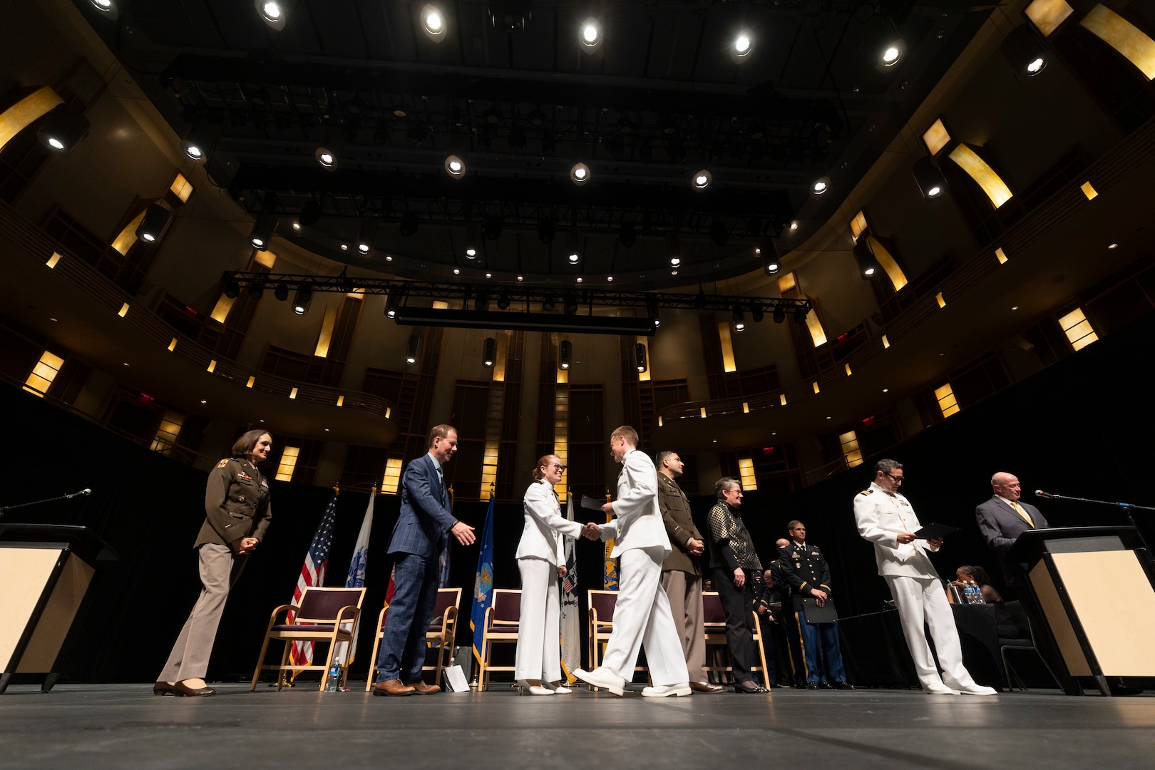 More than 220 health care providers from the National Capital Consortium (NCC) and Walter Reed National Military Medical Center (WRNMMC) graduated from over 70 Graduate Medical Education (GME) programs during a ceremony at the Strathmore in Bethesda, Maryland, Jun. 14, 2024. The event celebrated the achievements of the graduates, who are now ready to make a lasting impact as military healthcare providers.