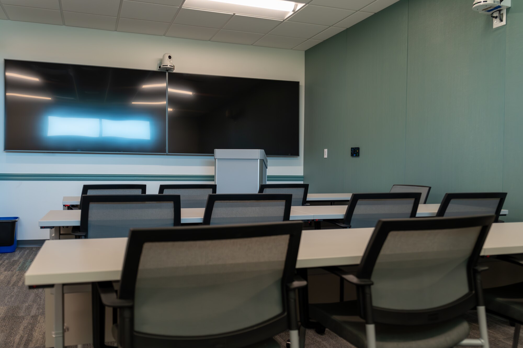 Empty conference room.