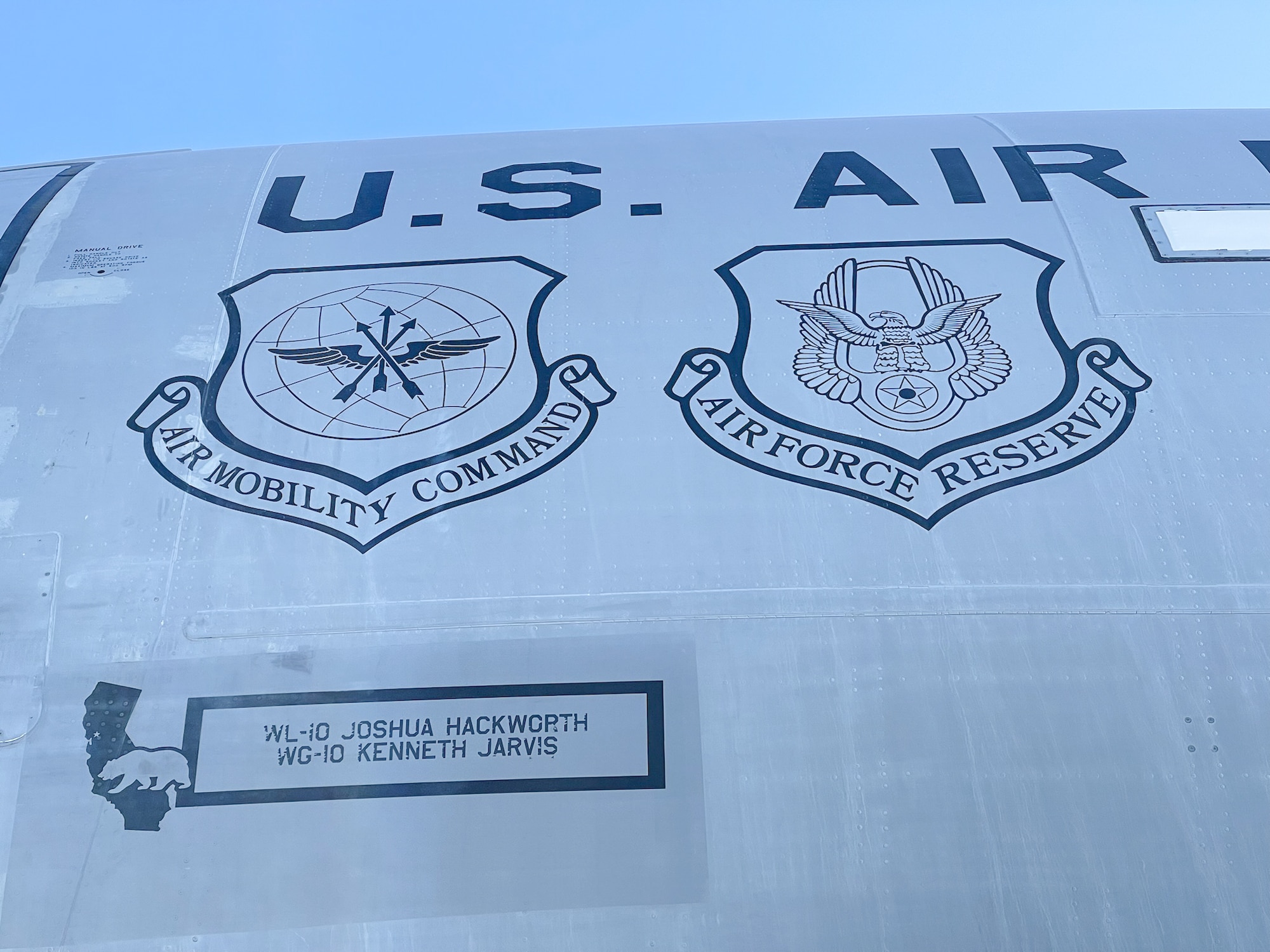 KC-10A Extender final flight to Davis-Monthan Air Force Base assigned to aircrew member Master Sgt. Kenneth Jarvis, 79th ARS, boom operator.
