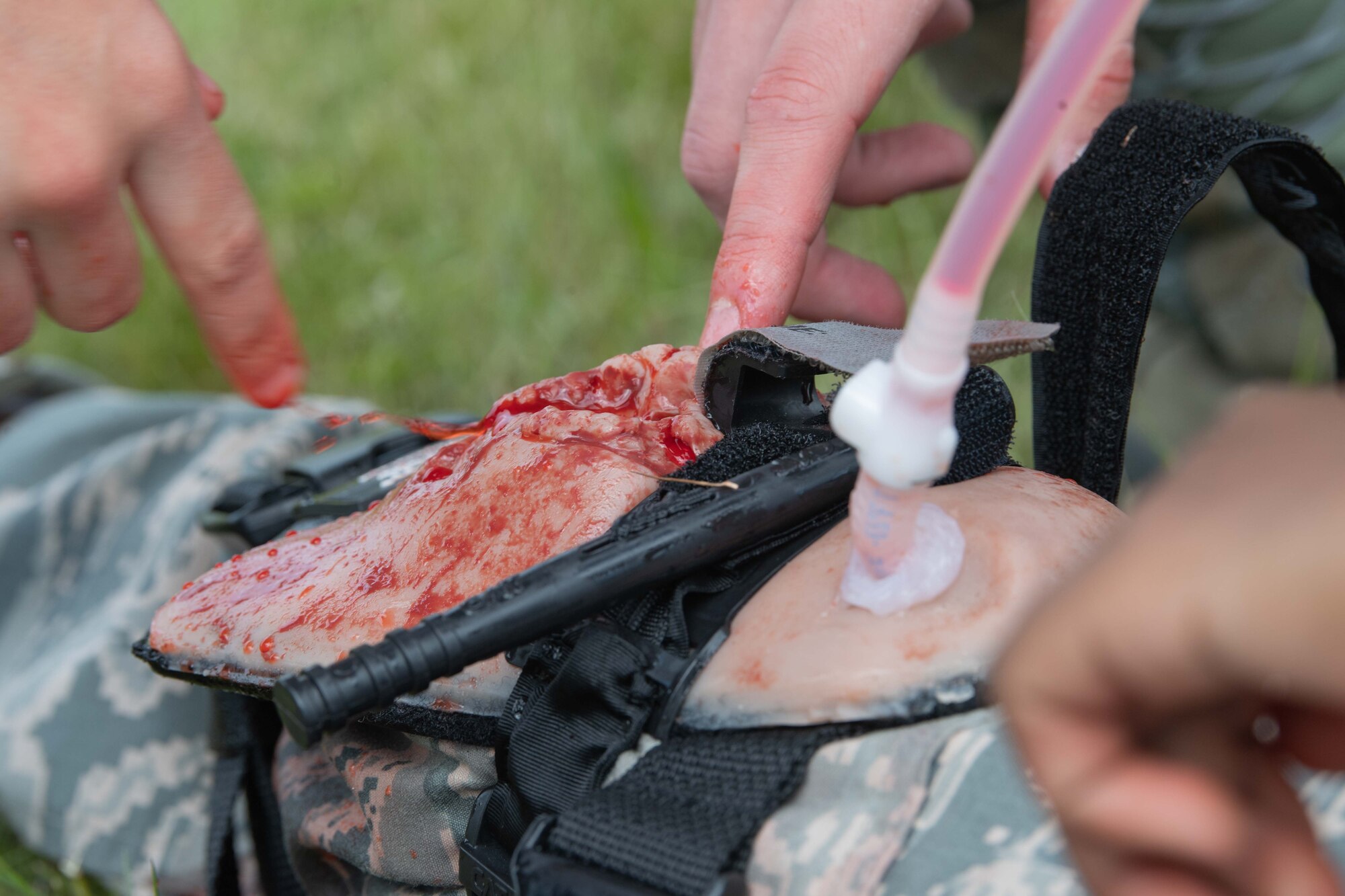 A training dummy is checked