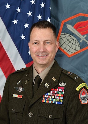 Official photo of Command Chief Warrant Officer CW5 David (Paul) Lucy