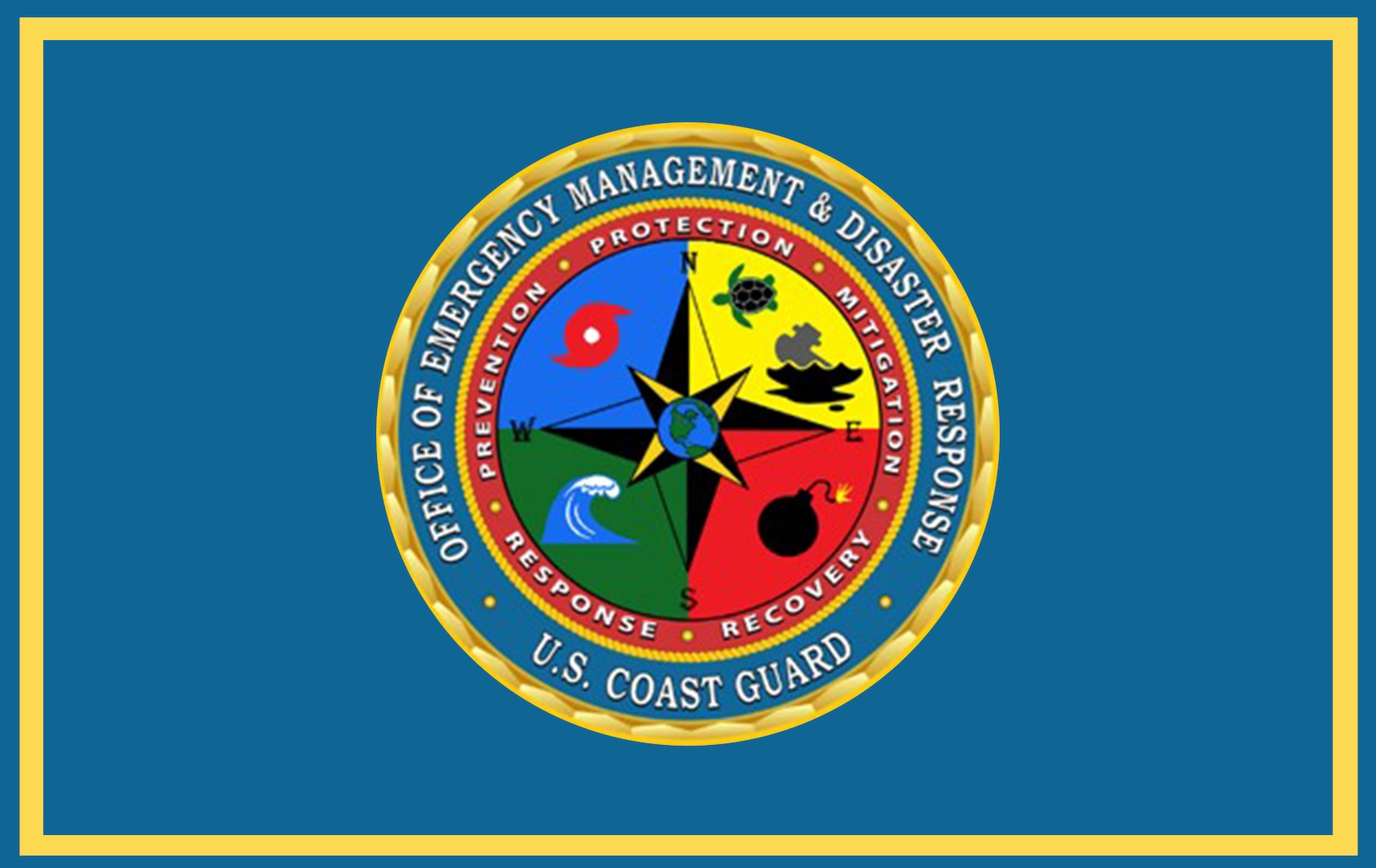 U.S. Coast Guard Office of Emergency Management & Disaster Response logo.