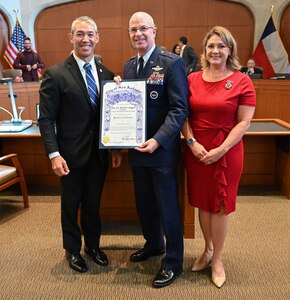 JBSA and 502nd ABW Commander honored by Mayor of San Antonio