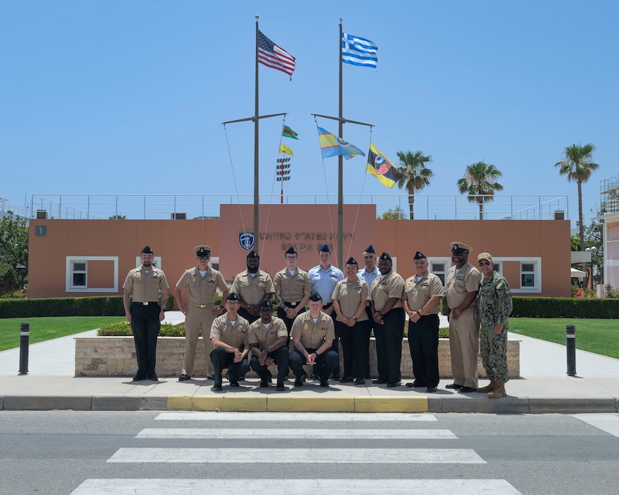 Sailors assigned to Naval Support Activity Souda Bay, and Airmen assigned to Detachment 1, 95th Reconnaissance Squadron, completed the 4-day Intermediate Leader Development Course (ILDC) on June 13, 2024.