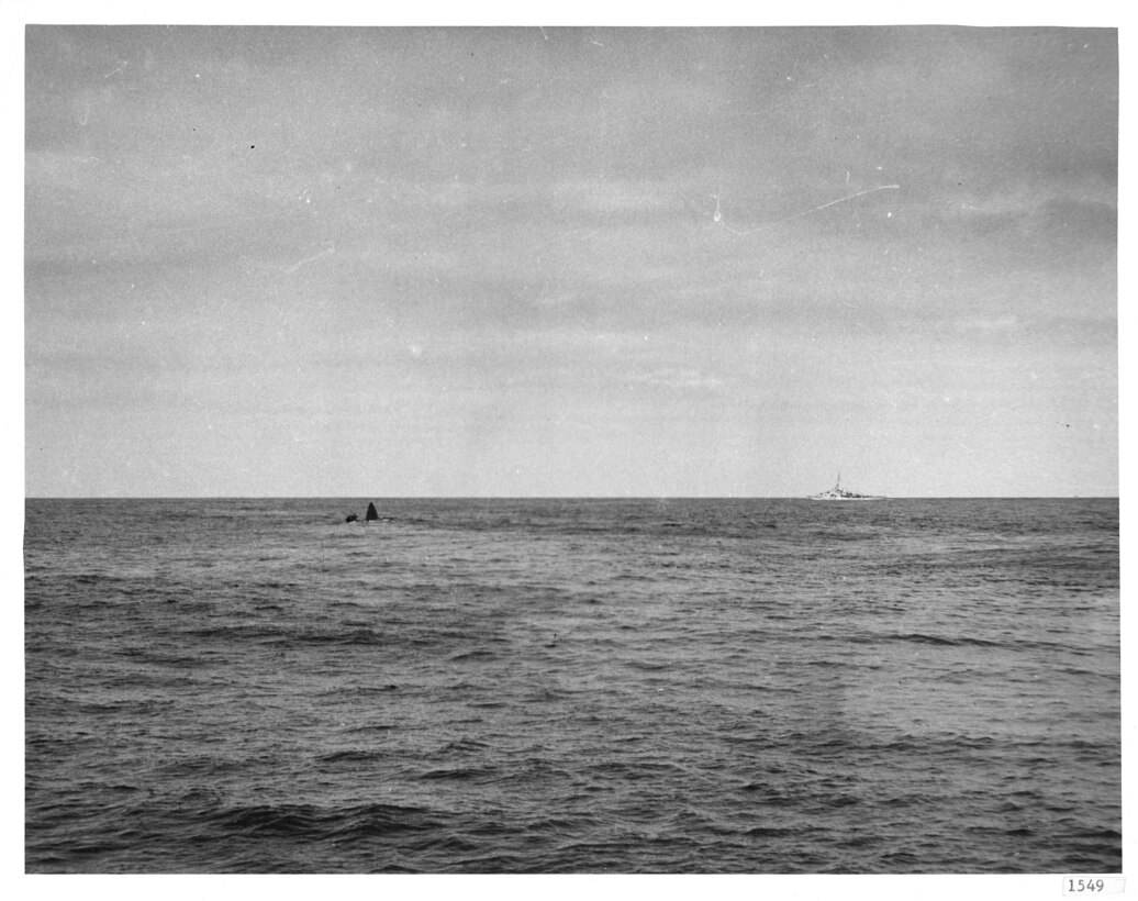 USCGC Spencer battles & sinks the U-175.