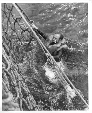 USCGC Spencer battles & sinks the U-175.