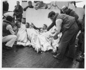 USCGC Spencer battles & sinks the U-175.