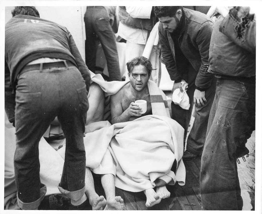 USCGC Spencer battles & sinks the U-175.