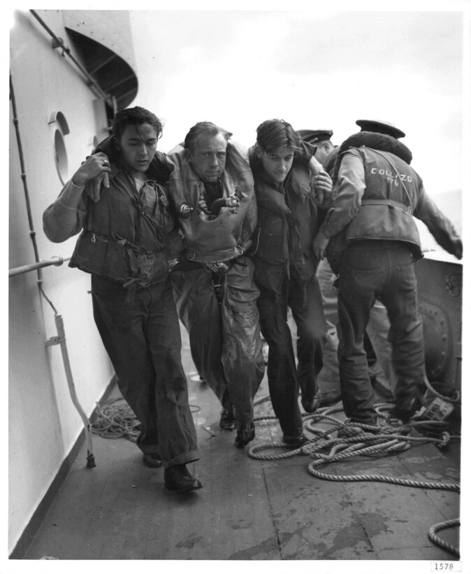 USCGC Spencer battles & sinks the U-175.