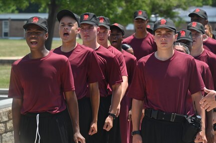 Capital Guardian Youth ChalleNGe Academy (CGYCA) and Maryland Freestate ChalleNGe Academy cadets compete in Battle of the Beltway, in Laurel, Md., June 18, 2024. Cadets competed against each other in five categories to include an obstacle course, drill and ceremony, basketball, kickball, and physical fitness.