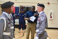 Capital Guardian Youth ChalleNGe Academy (CGYCA) and Maryland Freestate ChalleNGe Academy cadets compete in Battle of the Beltway, in Laurel, Md., June 18, 2024. Cadets competed against each other in five categories to include an obstacle course, drill and ceremony, basketball, kickball, and physical fitness.