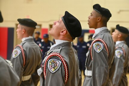 Capital Guardian Youth ChalleNGe Academy (CGYCA) and Maryland Freestate ChalleNGe Academy cadets compete in Battle of the Beltway, in Laurel, Md., June 18, 2024. Cadets competed against each other in five categories to include an obstacle course, drill and ceremony, basketball, kickball, and physical fitness. (U.S. Air National Guard photo by Master Sgt. Arthur M. Wright)