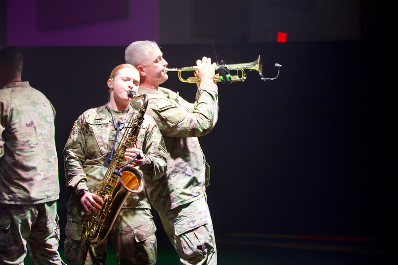 Soldiers at the Army Bands NCOA