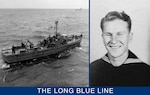 An 83-footer making the Channel crossing with other vessels just before the D-Day landings. (U.S. Coast Guard)