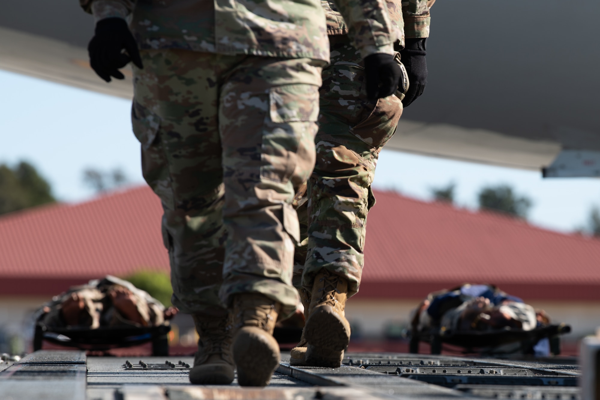 Airmen walk away from simulated patients