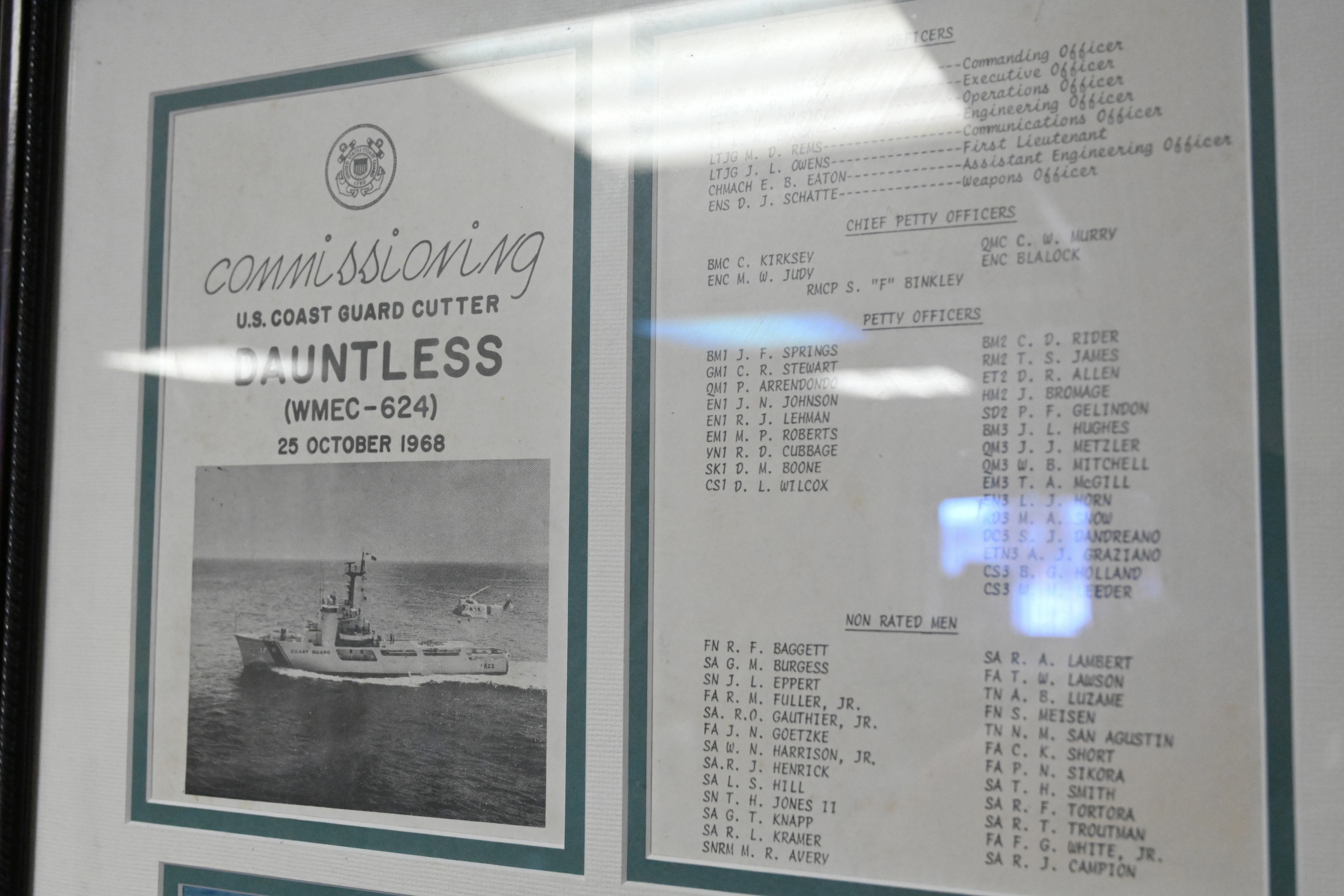 US Coast Guard Cutter Dauntless celebrated for 56 years' service 