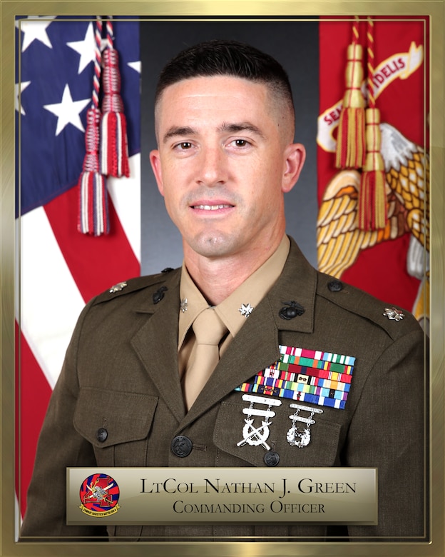 LtCol Nathan J. Green Command Board Photo