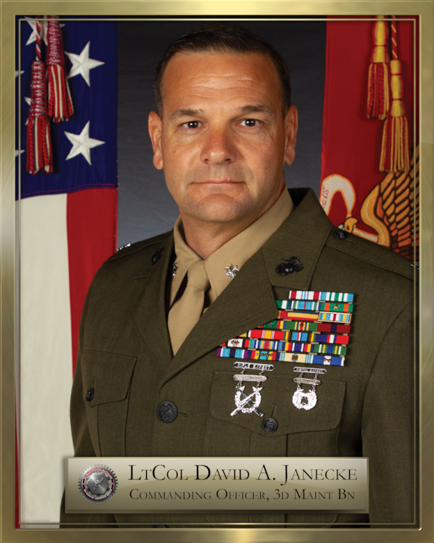 Lieutenant Colonel David A. Janecke Bio Photo