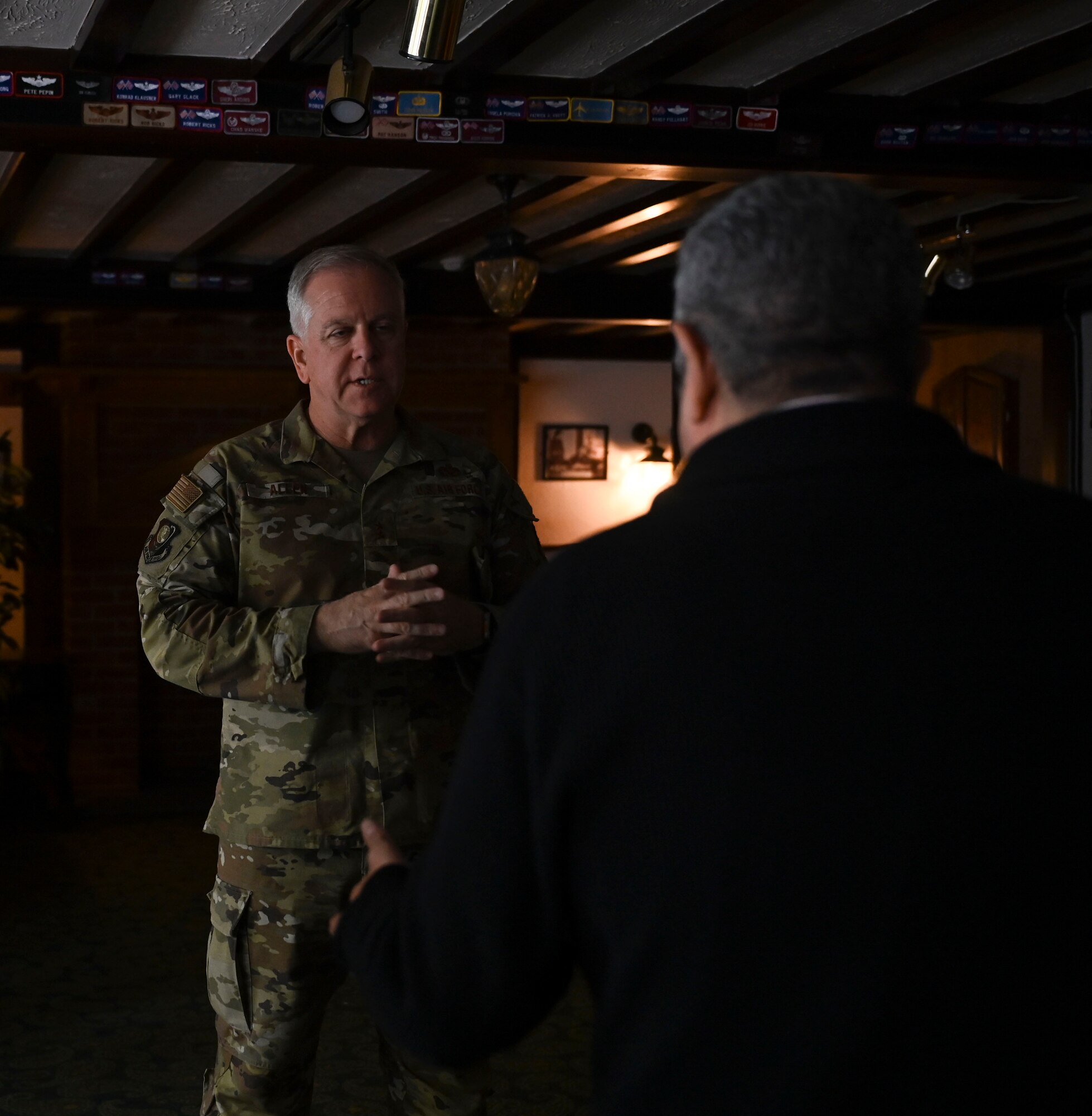 Allen was briefed on the development and reconstruction of Middleton Hall.