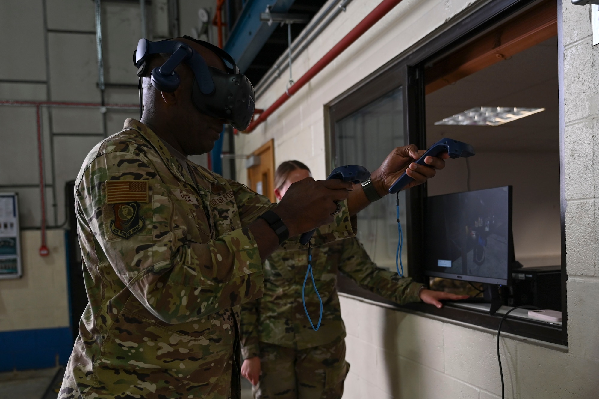The USAFIMSC command team came to RAF Mildenhall to learn how to better support Airmen, improve the installation, and mission support needs.