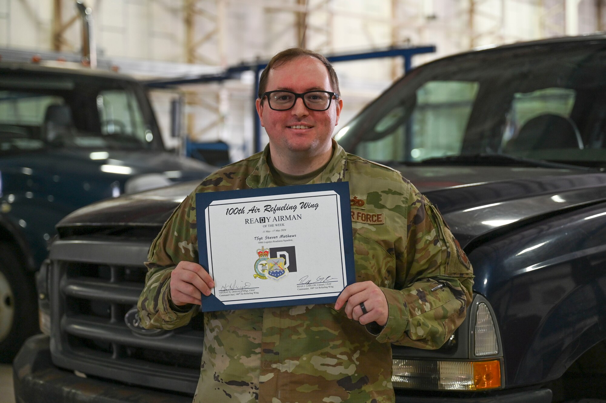 Mathew was recognized for providing support to over 580 vehicles and developing a maintenance checklist for vehicle nuclear certification and validation.