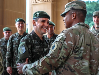 U.S. Army South hosts the Brazilian Army delegation for the 40th annual bilateral staff talks