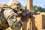 U.S. Soldiers assigned to the 4th Battalion, 118th Infantry Regiment, 218th Maneuver Enhancement Brigade, South Carolina Army National Guard, conduct an integrated training weapons strategy qualification table for the newly fielded Next Generation Squad Weapon Rifle XM7 and Next Generation Squad Weapon Automatic Rifle XM250, during a week-long training event at Fort Stewart, Georgia, June 20, 2024. The South Carolina Army National Guard is the third Army National Guard command to receive the new weapons, following the North Carolina National Guard and the West Virginia National Guard.