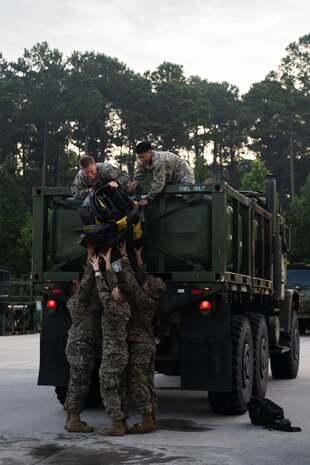 MWSS-273 conducts aircraft salvage and recovery training at Townsend Bombing Range
